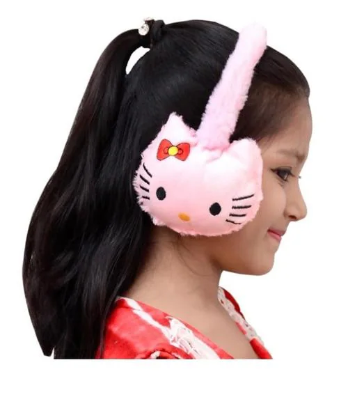 Youth Ride Earmuff For Women And Girls Winter Accessories For Ear Protection Kitty Earmuff Pack Of (Brown)