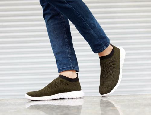 SMAP Men's Stylish Mesh Casual Slip-on Sneaker Shoes