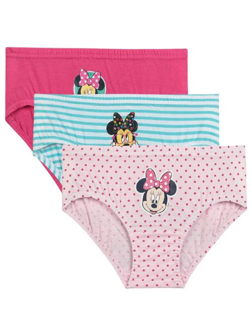 Bodycare Minnie & Friends Girls Panty Pack Of 3 - Assorted