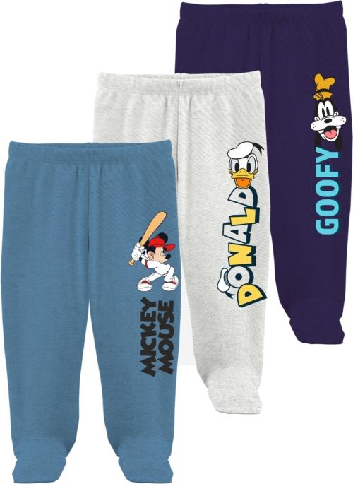 Minicult Boys Blue Casual Printed Pack of 3 Joggers