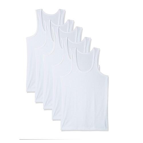 Neoteric Kid's Cotton White Vest Pack of 5 65 cm