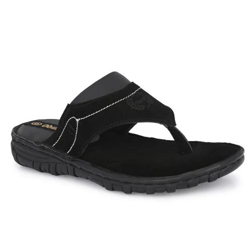 Buy Accentor Handcrafted Genuine Leather Slip on Slippers For Men ...