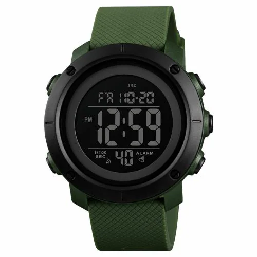 SKMEI Men's Digital Sports Watch 50m Waterproof LED Military Multifunction Smart Watch Stopwatch Countdown Auto Date Alarm - 1426