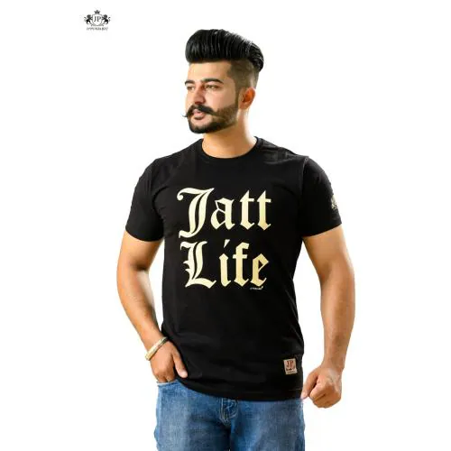 JP PUNJABI Comfort and Style Classic T-Shirt for Men's and Boys L (Black, Pack of 1)