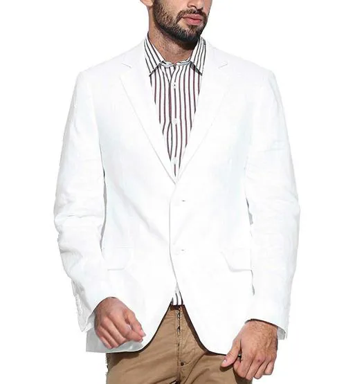 Luxrio Men White Blazer