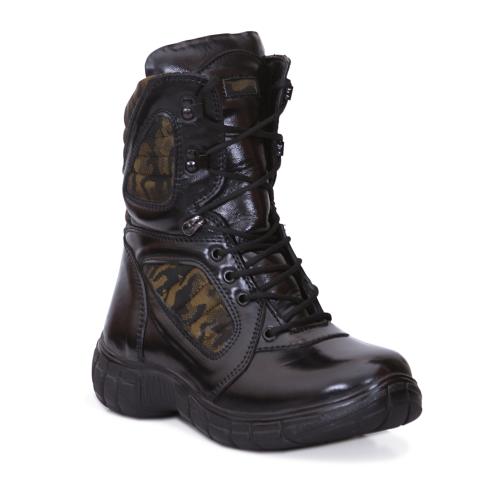 ICE BULL LEATHER Genuine Leather High Ankle Length Dress/Trekking/Driving Boots for Men & Women (Black)