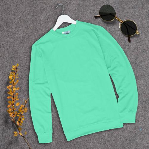 Rabby Men Light Green Solid Polyester T-Shirt (Xl)