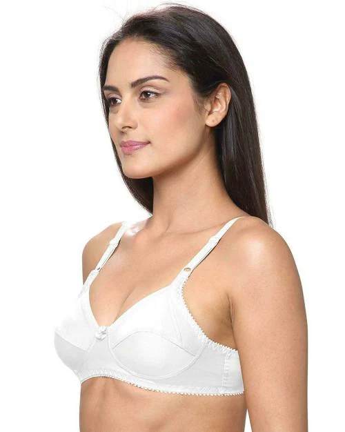 Buy Lovable Women's Cotton Seamed Non-Wired Regular Straps Non