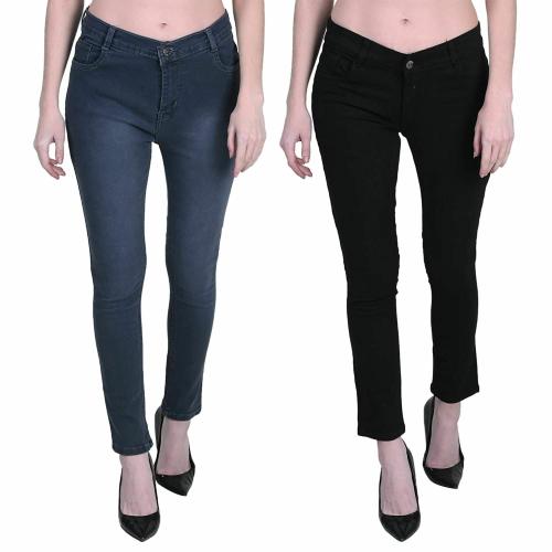 Savita Fashion Wear Stylish Women Jeans Combo (2 Pieces)