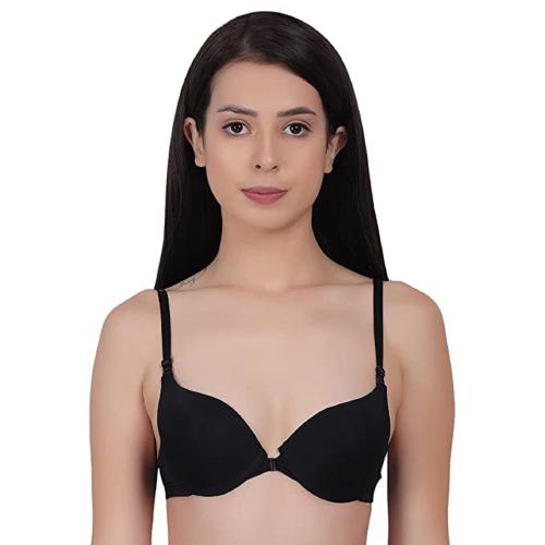 CLOVIN Women Front Open Padded Bra