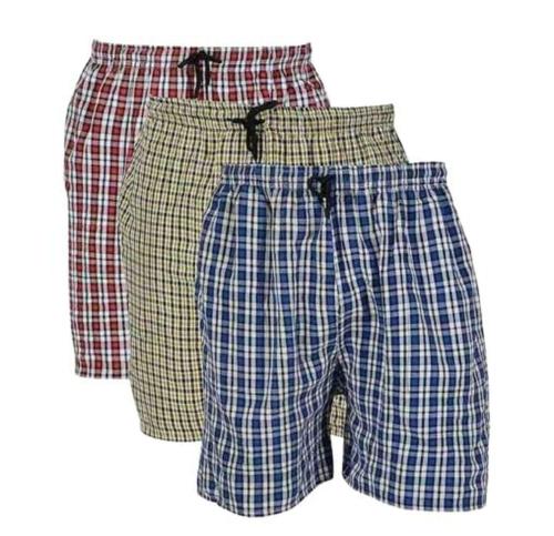 Awala Fashion Cotton Comfortable & Breathable Checkered Regular Shorts/Boxer for Men (Pack of 3) (XX-Large)