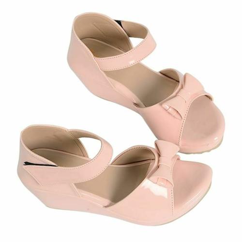 Zizel Pink Wedge Heels for Kids