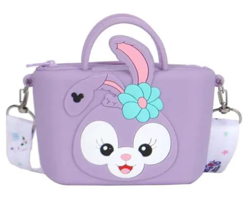 Palay Mini Stella-Lou Silicone Cute Sling Bag For Girls Kids, Kawaii Handbag For Kids Cute Crossbody Bags Coin Bag Earbud Bag Carry Bag With Detachable Shoulder Strap, Cute Phone Pouch For Girls Gift