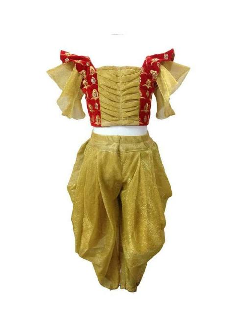 Aglare Girls Red Salwar Suit Sets 9-12 M