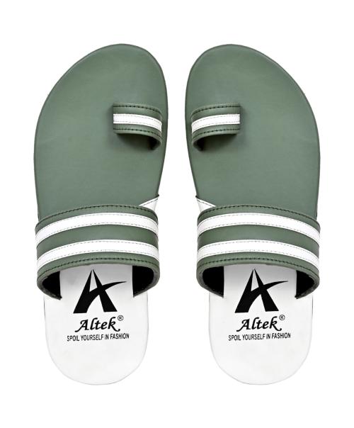 Altek Green Slippers for Men