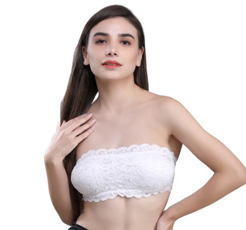 Shylina Womens Cotton Blend Tube Bra A36