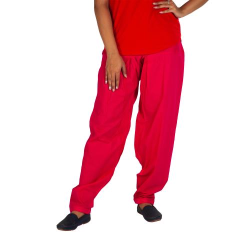 AWA Women's premium soft Cotton Salwar pants / Normal pants, Color - Peach, Size-XL