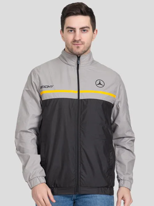 Xohy Men`s Windcheater Jacket is Made By Find Quality Of HD NS Inside net Nylon Fabric . This wind cheater Jacket Having Down Zip And Both side Pockets for keep your hand warm.- Grey