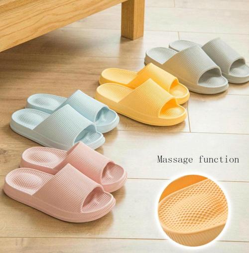 Drunken Pink Slippers for Women Flip Flops Winter Slides Massage Home Open Toe