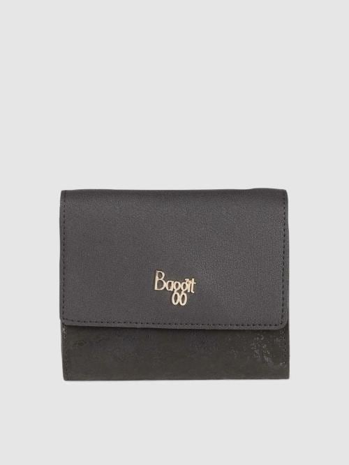 Baggit Black Polyurethane (PU) Wallet For Women
