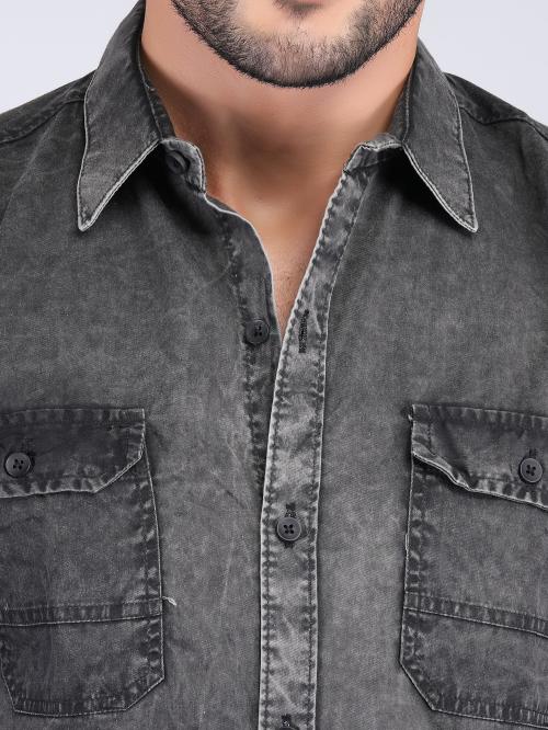 denim shirt black colour