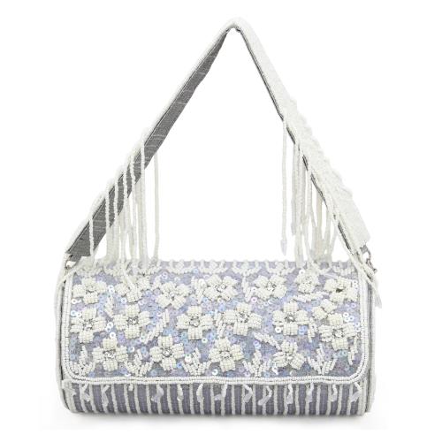 LASA Bead & Sequence Work Clutch - Grey