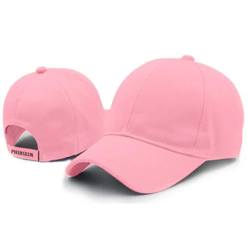 Phirsein latest adjustable pink summer baseball sports cap for men women girls boys