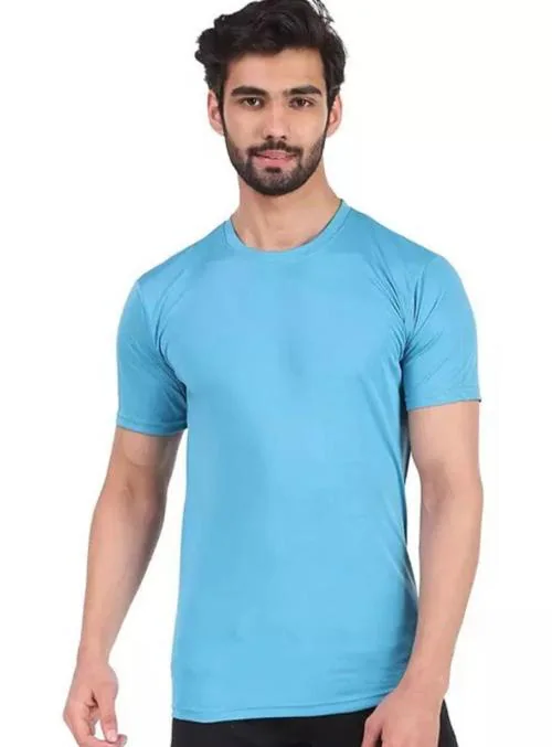 SKELLY Polyester Pure Casual Wear, Sports Wear, Daily Wear Leight Weight Tshirt For Men