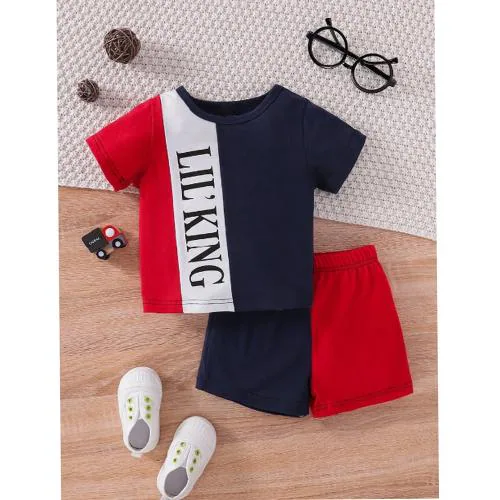 TitTom Boys Cotton printed T-shirt And Pant Set