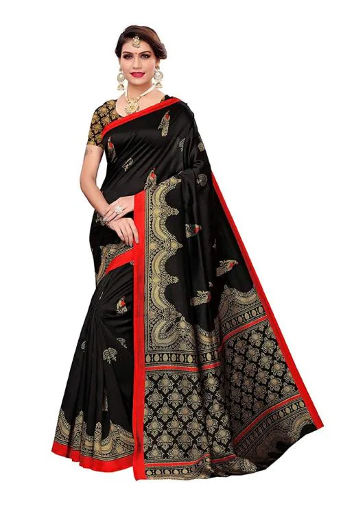 Designer Suit fancy saree multicolour