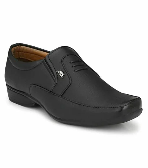 Buy Stylelure Men's Synthetic Leather Black Formal Shoes for Men Online