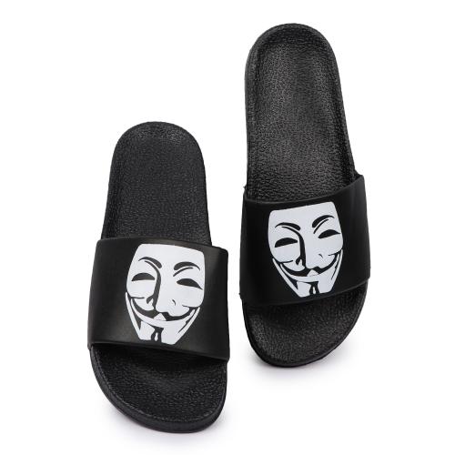 FeelTheFit Light Weight White Sliders For Men