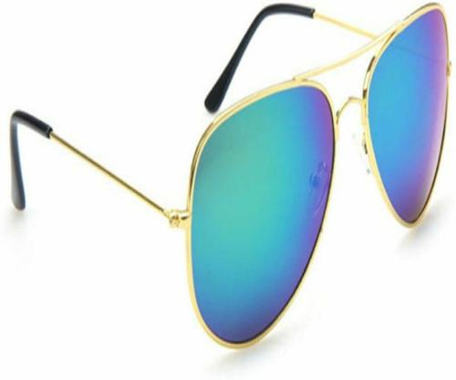 epic ink Aviator Full Frame Green Sunglasses For Men And Women