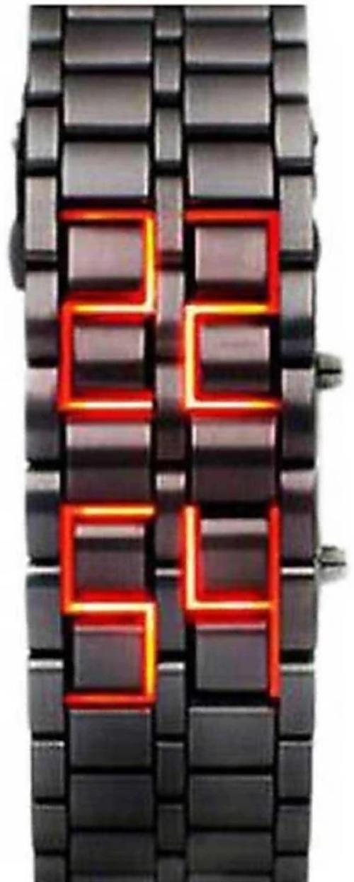 Noman Digital Black Dial Black Strap Watch For Men