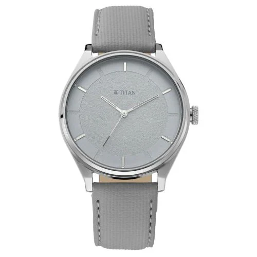 Titan Analog Dial Grey Band Grey Neo Watch-1802Sl12 For Men