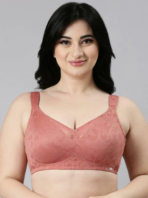 Enamor F122 Smooth Curve Lift Super Support Bra for Women- Full Coverage, Non Padded and Wirefree
