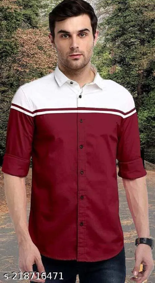 GAT FASHION Men's Regular Fit Cotton Casual Shirt