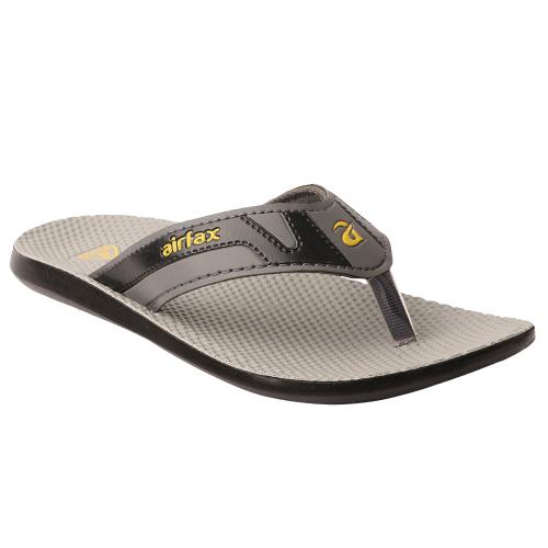 AIR FAX Kids Regular Wear Slippers Flip Flops (VON_KID_GREY_2)