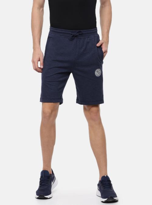 Macroman M Series Men Denim Melange Solid Cotton Pack of 1 Bermuda Shorts