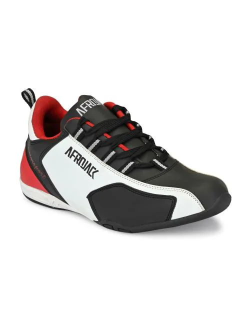 Afrojack Men's Synthetic Leather Sneakers