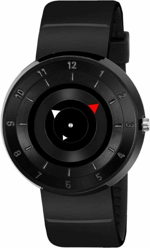 TRUE COLORS Analog Black Dial And Strap Watch For Men