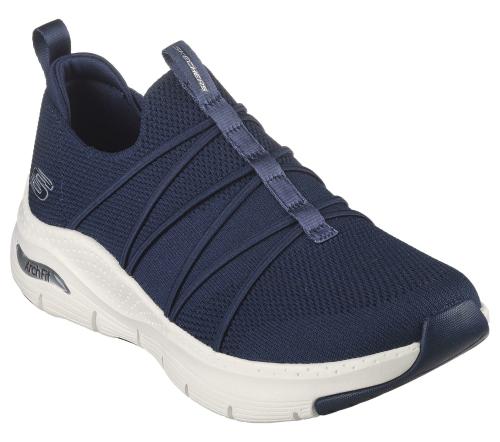 Skechers ARCH FIT-ALL TIED Navy Blue Sports Shoes for Womens