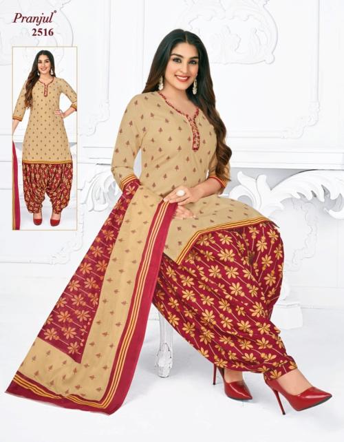 PRANJUL READYMADE COTTON CHURIDHAR XXL 2516