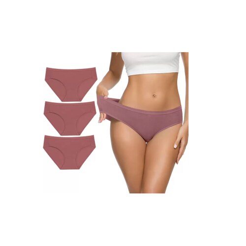 EMBATA Pack of 3 Women Bikini Gold Panty