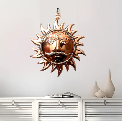 Sasta Sales Hindu Sun God Idols | Religious Surya Yantra | Sun Face Mask| Wall Hanging & Door Hanging | For Home Temple Use||