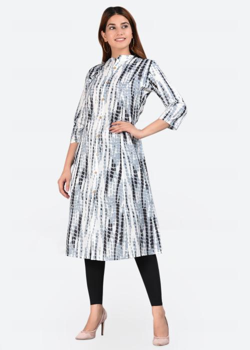 Glorious Women Printed Cotton A-Line Kurta