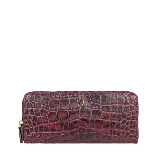 Hidesign Women Maroon Leather Wallet