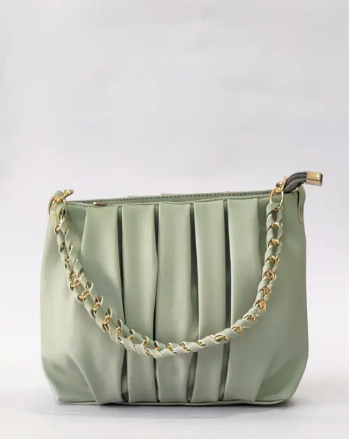 Ilital Stylz Mint Green color Trendy Drape Shoulder/Sling bag for Womnen and girl