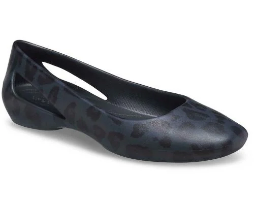 Crocs Sloane Leopard Flats For Womens