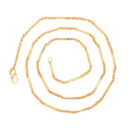 Maalgodam Flat & Twisted Design 26 inch 9.8 grams Gold Plated LONG